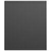 vidaXL Bokhylle/TV-benk grå 36x30x143 cm konstruert tre