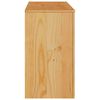 vidaXL Serviesskap Drammen Eik 114 x 43 x 75.5 cm Massivt furutre