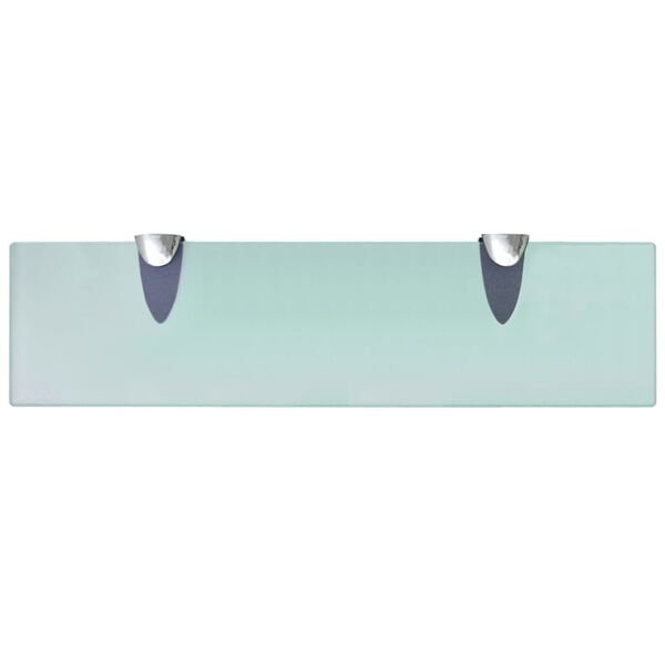 vidaXL Flytende hyller 2 stk glass 40x10 cm 8 mm
