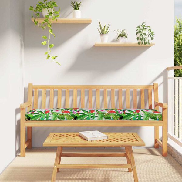 vidaXL Pallet Pute Sett Blomster 2 pcs Tropisk jungel 200 x 40 x 8 cm