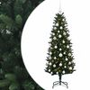 vidaXL Kunstig juletre med kuler 120 cm 150 LED-lys Varmhvit PE og PVC