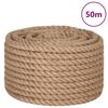 vidaXL Tau 100% jute 20 mm 50 m