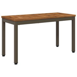 vidaXL Hagebenk 80,5 x 35 x 45 cm Solid akasietre Naturlig og Kaffe