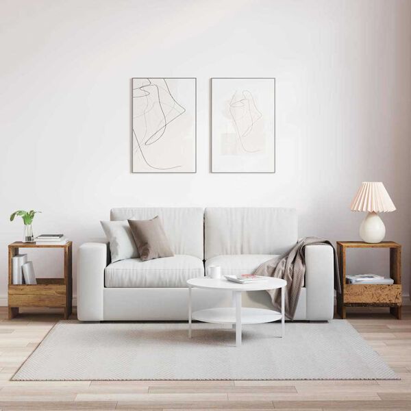 vidaXL Magasinreol 2 pcs Gammelt tre 35 x 30 x 45 cm