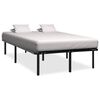 vidaXL Sengeramme svart metall 160x200 cm