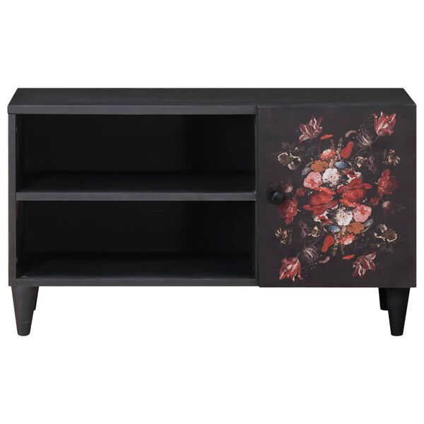 vidaXL Oppbevaringsskap Flerfarget 80 x 31,5 x 46 cm Massiv mango tre