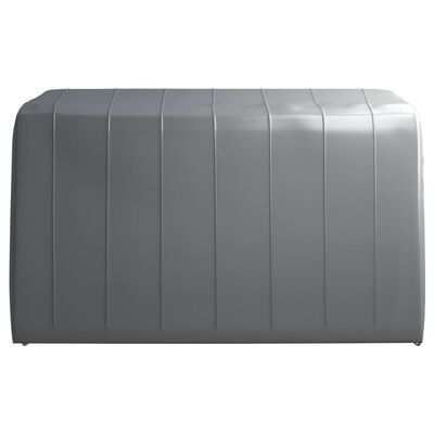vidaXL Oppbevaringstelt 370x370 cm stål grå