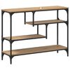 vidaXL Konsollbord Artisan Eik 100 x 30 x 75 cm Konstruert tre