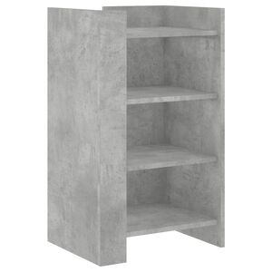 vidaXL Skjenk betonggr&aring; 45x35x75 cm konstruert tre