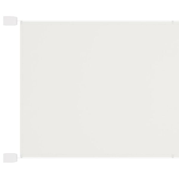 vidaXL Vertikal markise hvit 140x420 cm oxfordstoff