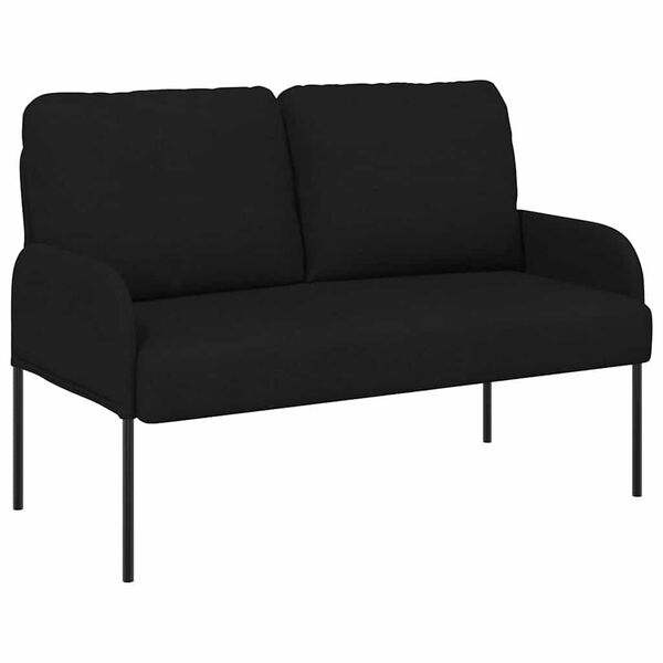vidaXL Sofaer med pute Svart 115 x 56 x 80 cm Kryssfin&eacute;r