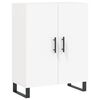 vidaXL Highboard hvit 69,5x34x180 cm konstruert tre