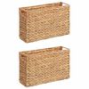 vidaXL Magasinkurver 2 stk. Vannhyasint 39 x 14 x 25 cm Naturlig