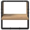 vidaXL Vegghylle Kunstnerisk Eik 30 x 25 x 30 cm Konstruert tre