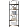 vidaXL Bokhylle R&oslash;kt eik 60 x 30 x 183 cm Konstruert tre