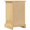 vidaXL Nattbord Corona 35x32,5x58 cm heltre furu