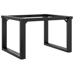 vidaXL Ben for salongbord O-ramme 60x50x38 cm st&aring;l