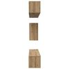 vidaXL TV-benksett 6 pcs artisan eik 100 x 30 x 30 cm Konstruert tre