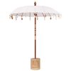 vidaXL Balinesisk parasoll med base 250 190 x 190 x 250 cm
