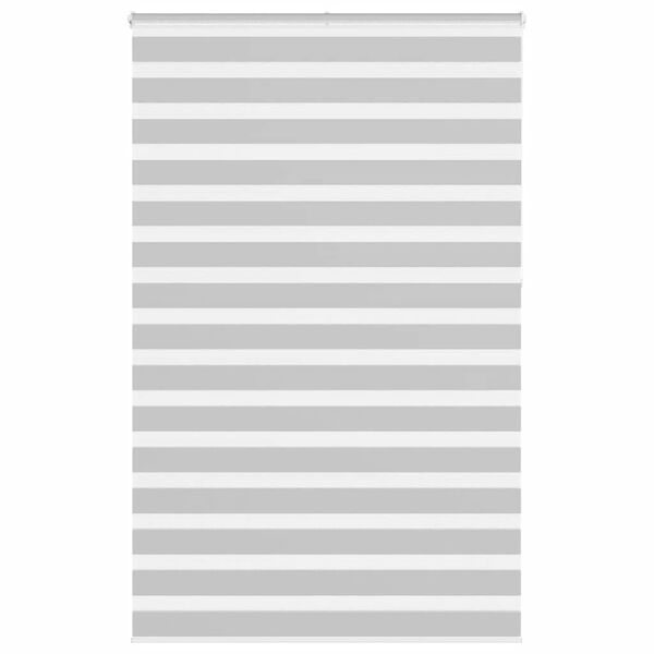 vidaXL Sebragardin lysegrå 140x230 cm stoff bredde 135,9 cm polyester