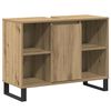 vidaXL Baderomsskap med d&oslash;r Artisan Eik 80 x 33 x 60 cm Konstruert tre