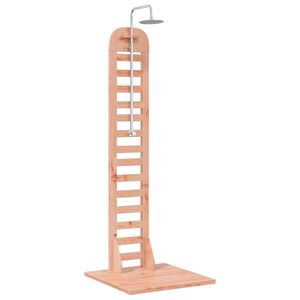 vidaXL Utend&oslash;rs dusj 223 cm Massiv Douglas-tre og rustfritt st&aring;l
