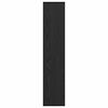 vidaXL Bokskap Svart Eik 137,5 x 29 x 137,5 cm Konstruert tre