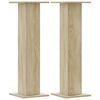 vidaXL Plantestativer 2 stk sonoma eik 30x30x95 cm konstruert tre