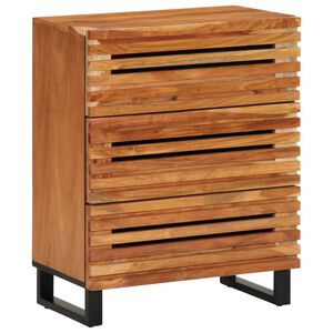 vidaXL Skjenk 60x34x75 cm heltre akasie