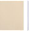 vidaXL Hageskjerm PVC 70x0,19 m kremhvit
