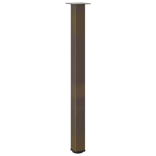 vidaXL Barbordben 4 stk naturst&aring;l 110&ndash;112 cm st&aring;l