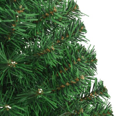 vidaXL Kunstig juletre med tykke grener grønn 150 cm PVC
