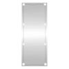 vidaXL Veggspeil med LED-lys 40x100 cm glass rektangel