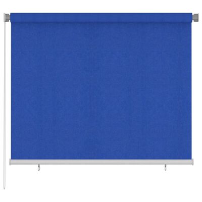 vidaXL Utendørs rullegardin 180x140 cm blå HDPE