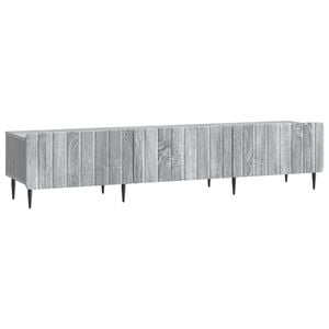 vidaXL TV-skap med skuff Gr&aring; sonoma 147 x 34,5 x 32 cm Konstruert tre