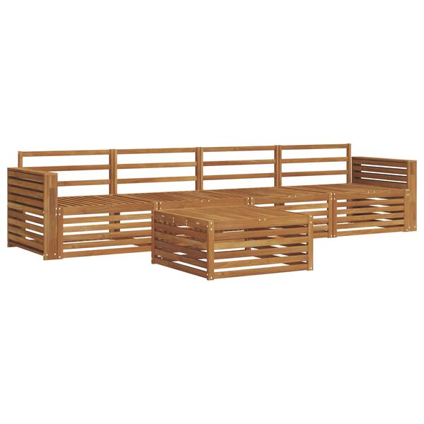 vidaXL Utend&oslash;rs sofa-sett 5 pcs Naturlig