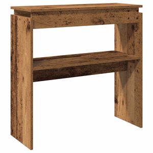 vidaXL Konsollbord gammelt tre 80x30x80 cm konstruert tre