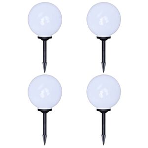 vidaXL Utend&oslash;rs LED-lamper for hagesti 4 stk 30 cm med jordpinne
