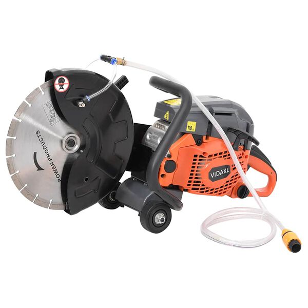 vidaXL Bensindreven betongsag med blad 58 cc