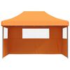 vidaXL Partytelt Oransje 279 x 410 x 315 cm Oxford Stoff
