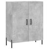 vidaXL Highboard betonggr&aring; 69,5x34x180 cm konstruert tre