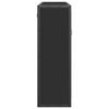 vidaXL Baderomsspeil svart 65x20x60 cm konstruert tre