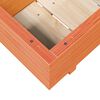 vidaXL Plantekasse voksbrun 110x40x26,5 cm heltre furu