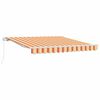 vidaXL Uttrekkbar markise Gul og oransje 350 x 250 x 165 cm