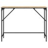 vidaXL Konsollbord sonoma eik 100x32x75 cm konstruert tre