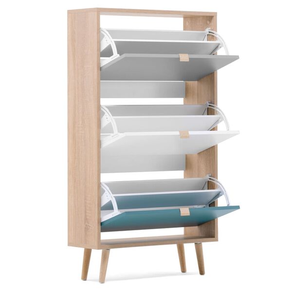 Finori Skoskap C-uba 42 sonoma eik og trikolor