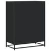 vidaXL Skoskap svart 75x38x97,5 cm konstruert tre og metall
