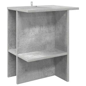 vidaXL Kaffebord Betonggr&aring; 40 x 30 x 49 cm Konstruert tre