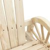 vidaXL Adirondack hagestol 2-seters heltre gran