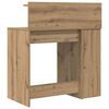 vidaXL Skrivebord Artisan Eik 90 x 48 x 101,5 cm Konstruert tre